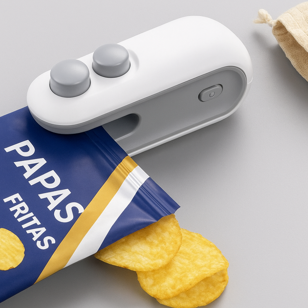 ✨Cortador y Sellador 2 en 1 recargable – Conserva tus alimentos siempre frescos