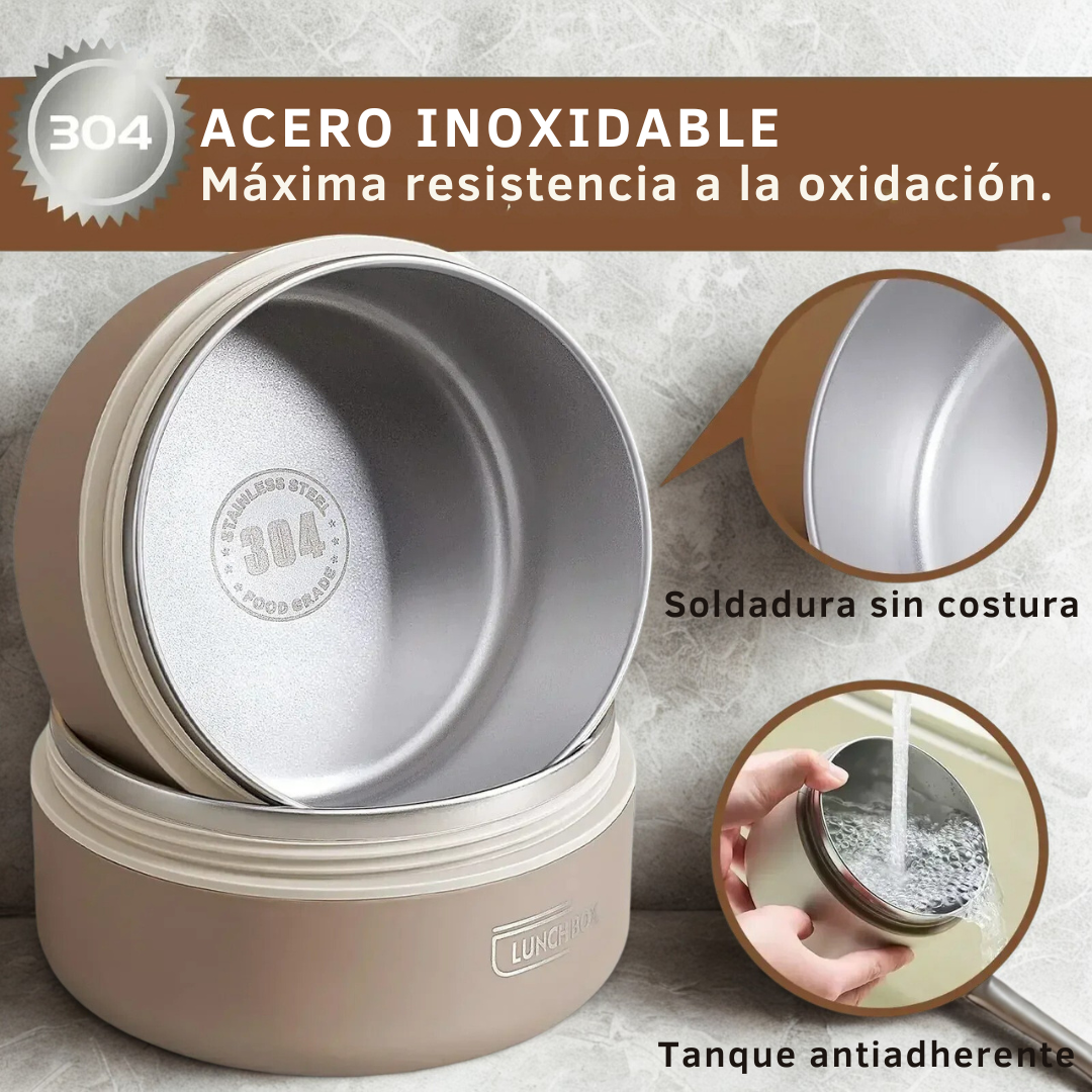 ♨️ ThermoStack Lunch Set – ¡Lleva tu comida caliente a donde vayas!