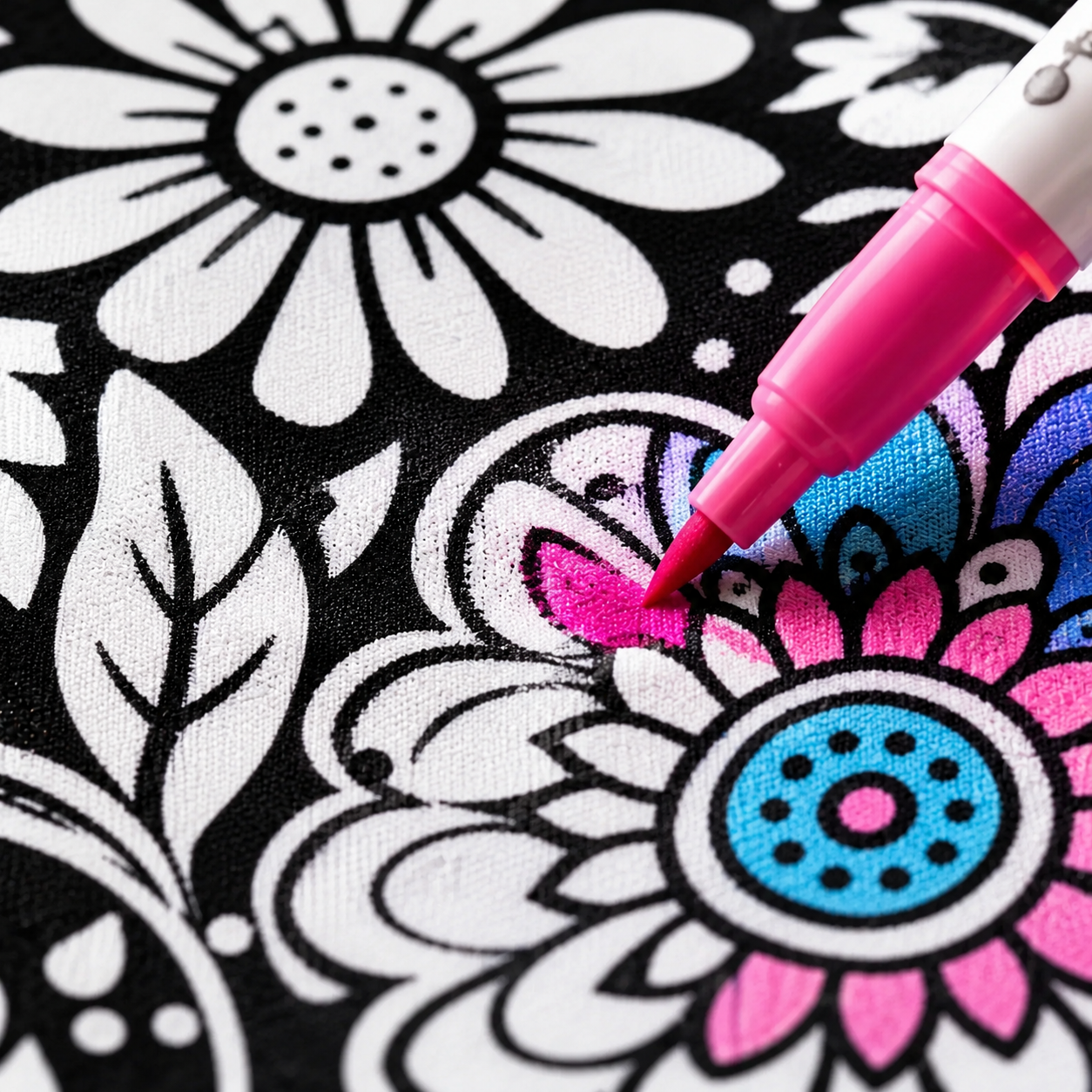 Therapeutic Blooms™ Coloring Blanket