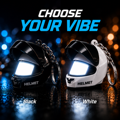 MotoHalo™ LED Helmet Keychain