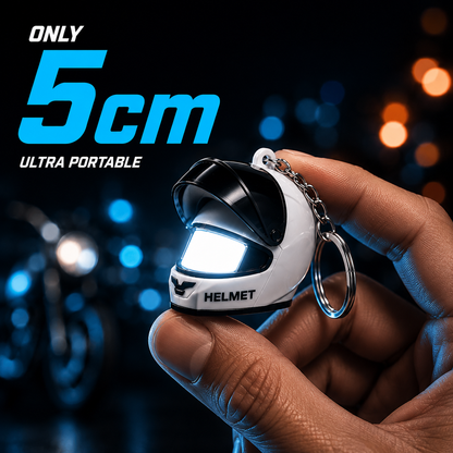 MotoHalo™ LED Helmet Keychain