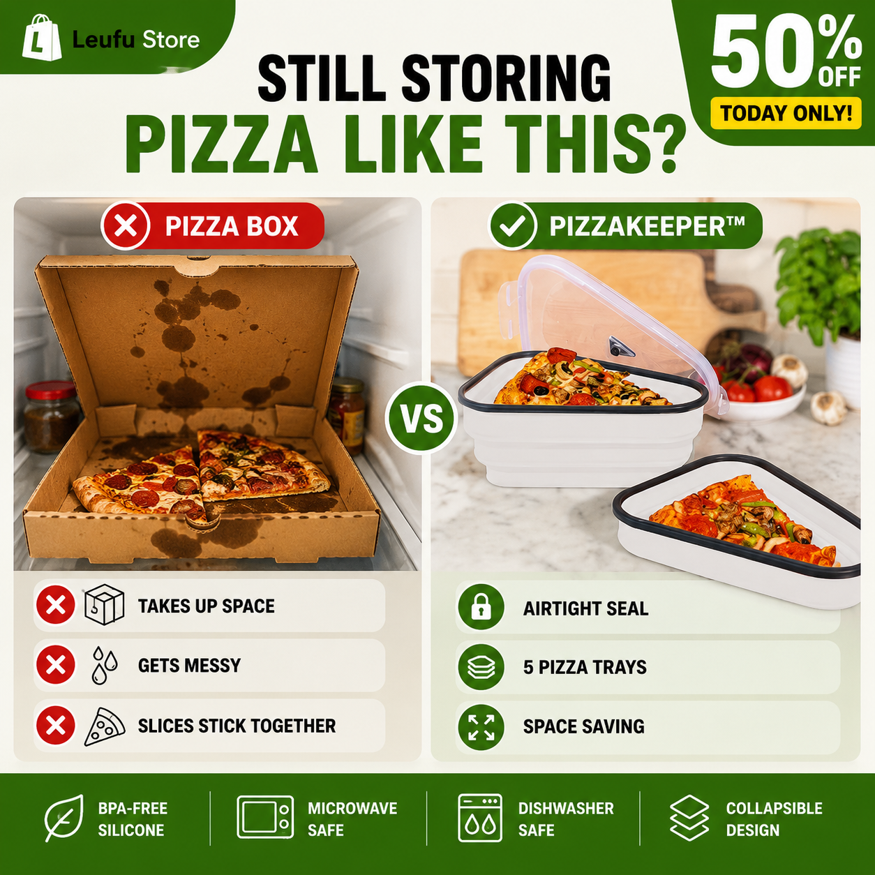 PizzaKeeper™  Storage Container