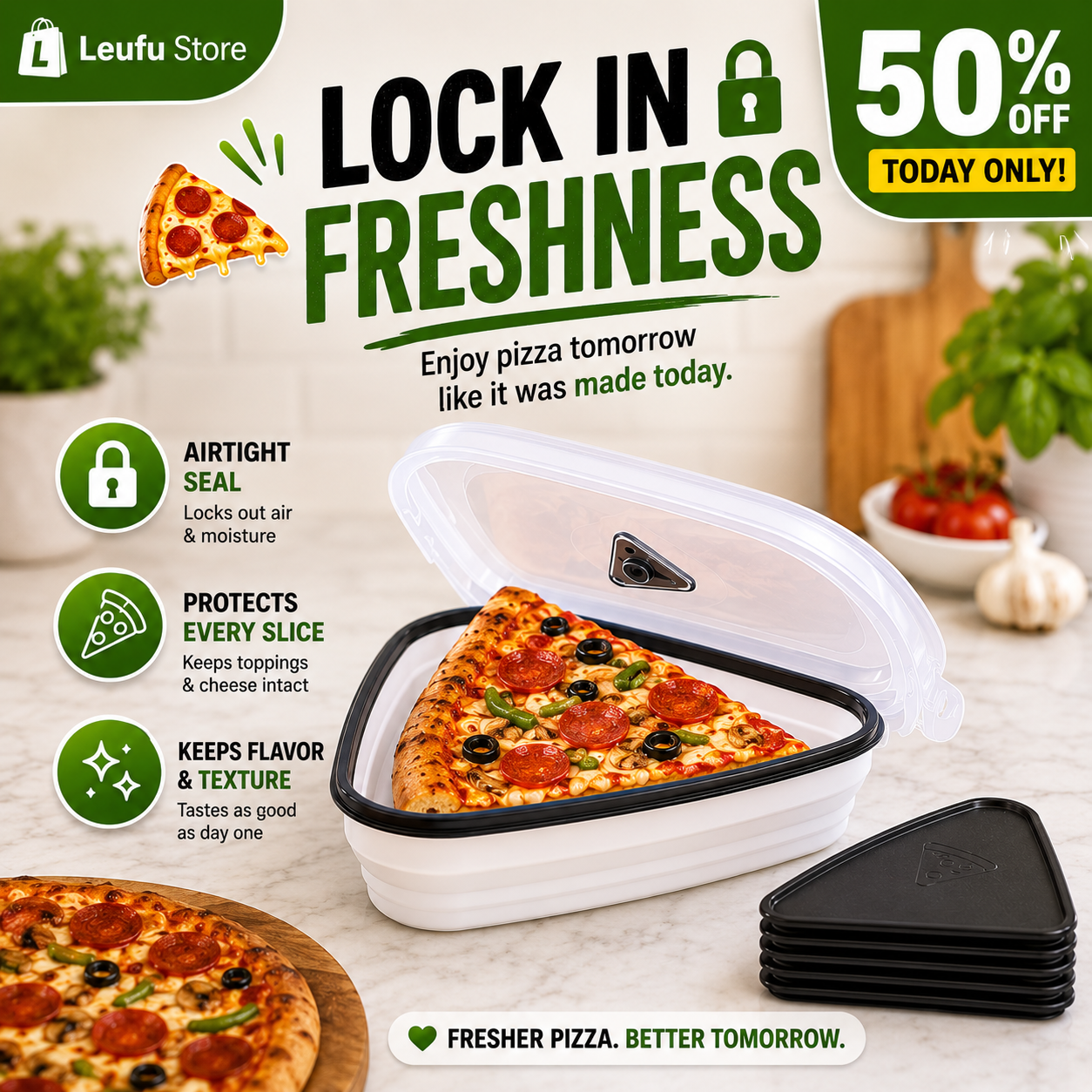 PizzaKeeper™  Storage Container