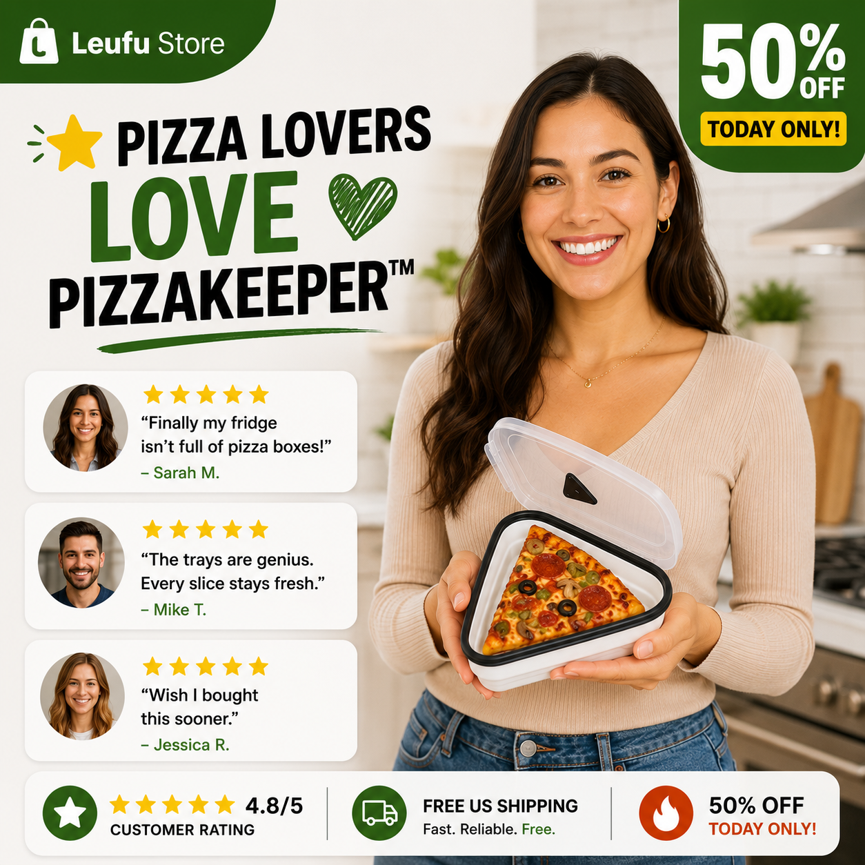 PizzaKeeper™  Storage Container
