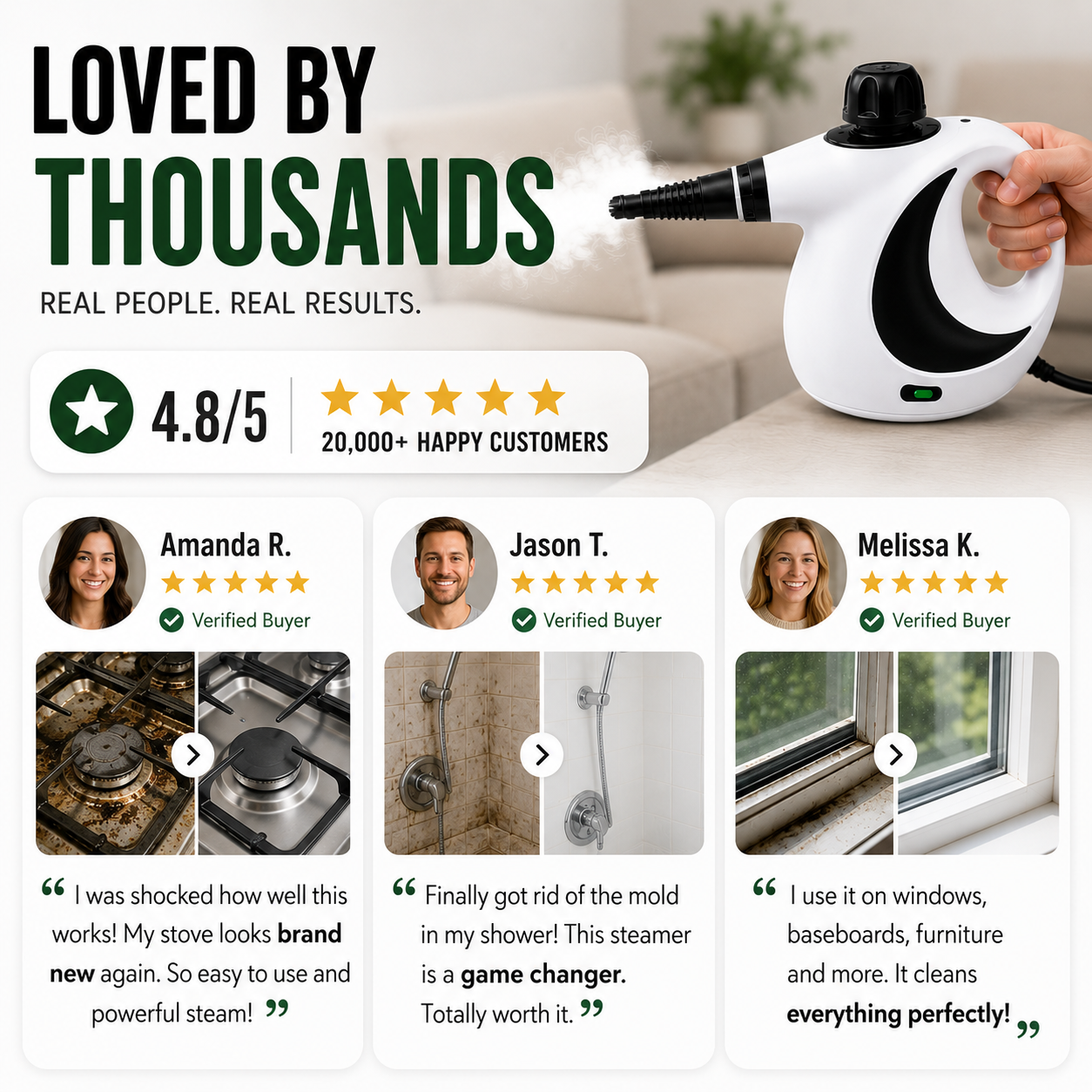 Vapoclean™ Portable Steam Cleaner