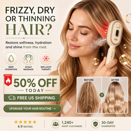 LumiMist™ 3-in-1 Hair Therapy Brush