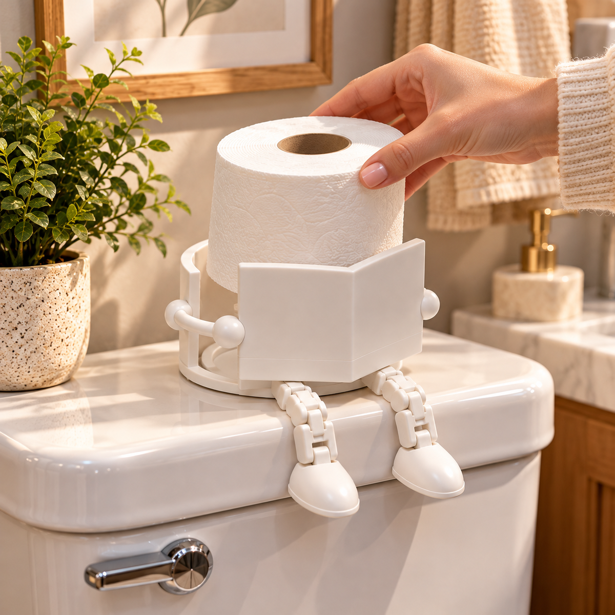 Little Reader™ | Cute Toilet Paper Holder