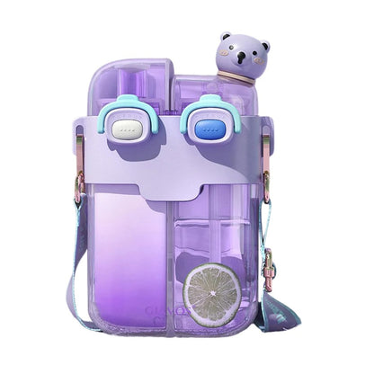 🧃 Kawaii Dual-Drink Bottle