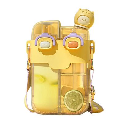 🧃 Kawaii Dual-Drink Bottle